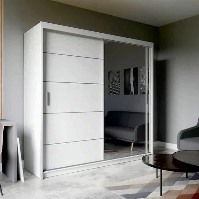 Vision II Sliding Wardrobes white